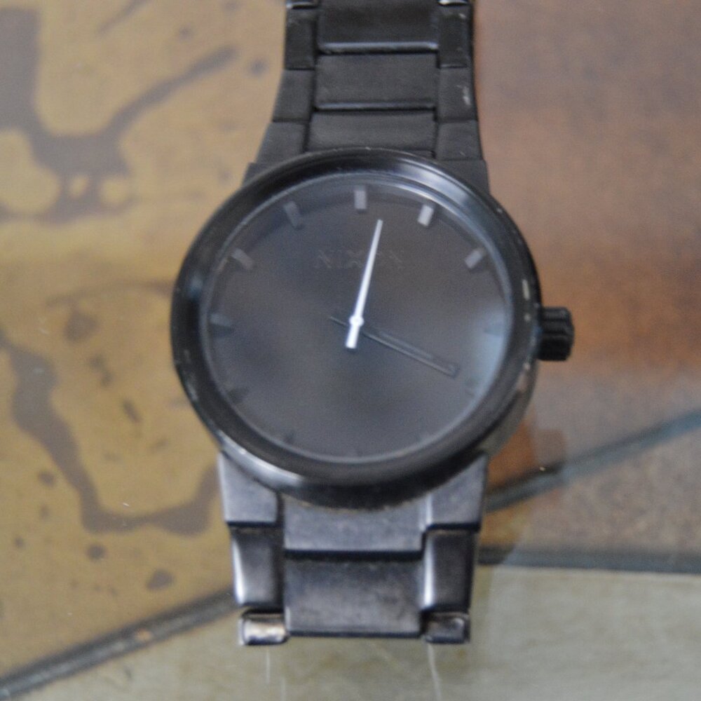 Black Nixon Men's Metal Watch